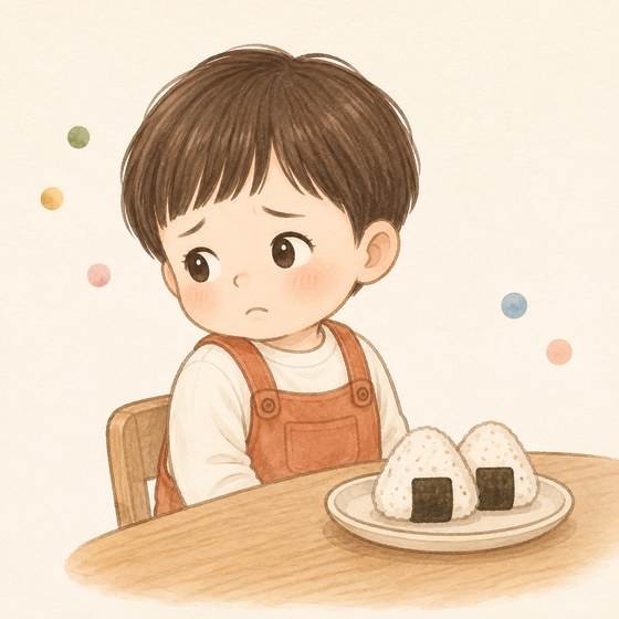 偏食のイラスト