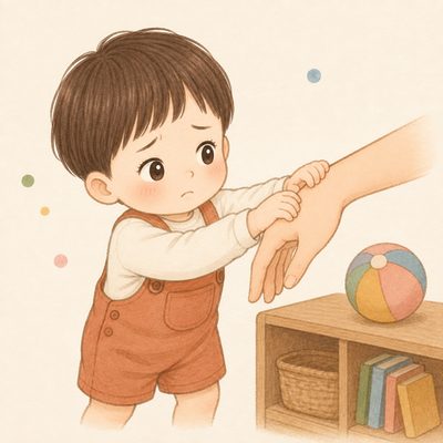 指さしをしないのイラスト